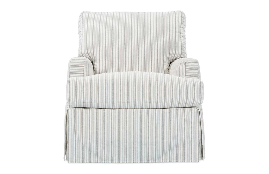 Sadie Small Slipcover Swivel Glider