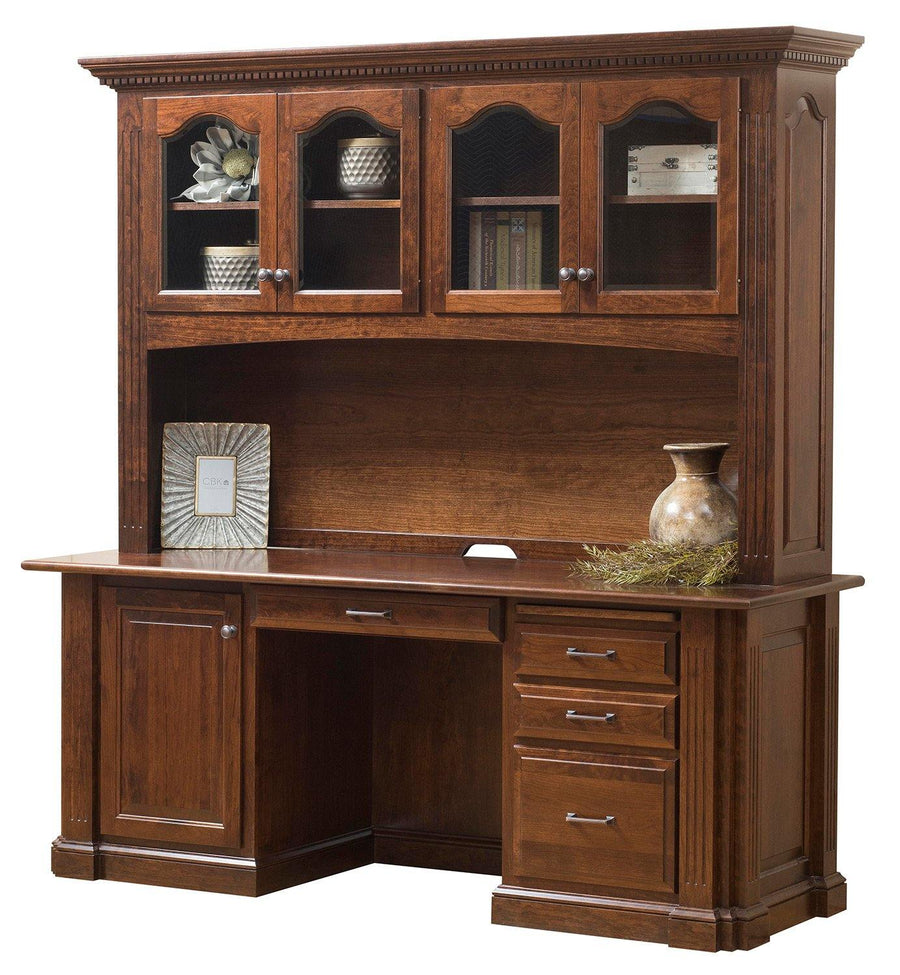 Signature Amish Desk with Hutch - Charleston Amish Furniture