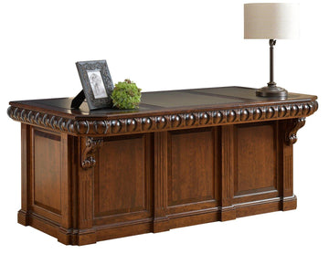 Signature Premier Amish Executive Desk - Charleston Amish Furniture