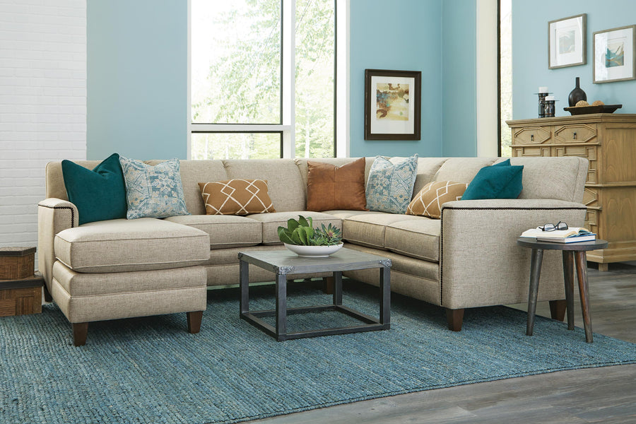 Smith Brothers 3122 Fabric Sectional - Charleston Amish Furniture