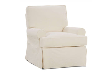 Sophie Slipcover Swivel Glider