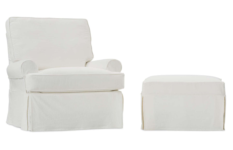 Sophie Large Slipcover Swivel Glider