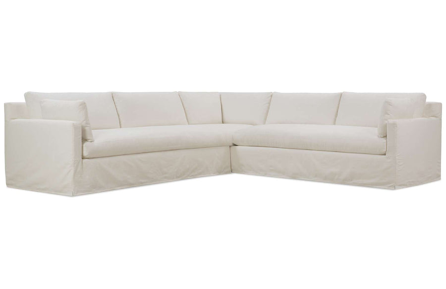 Sylvie Bench Seat Slipcover Sectional Sofa