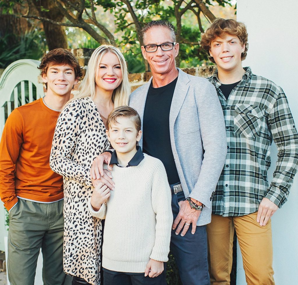 Matt and Beth Troyer with their family