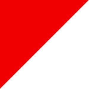 Red / White swatch - Poly Colors